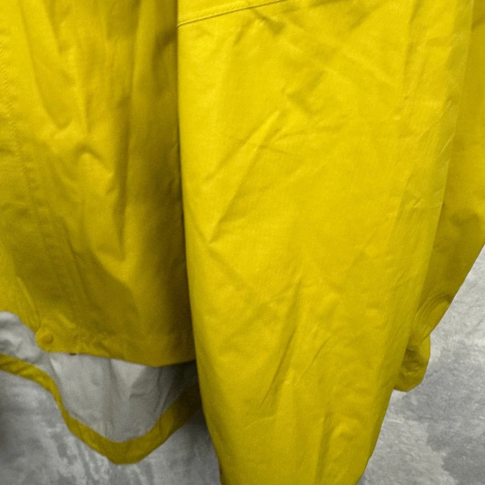 REI Co-op Mens XL Junction Rain Jacket Yellow Cycling Hiking Wind Full Zip NWT